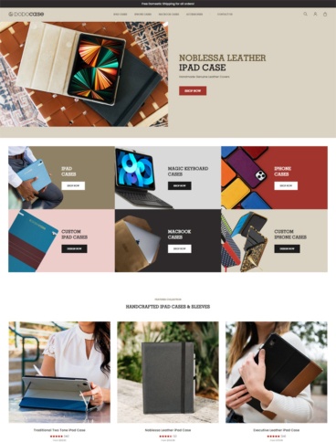 eCommerce website: DODOcase