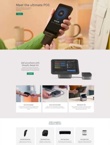 eCommerce website: Shopify
