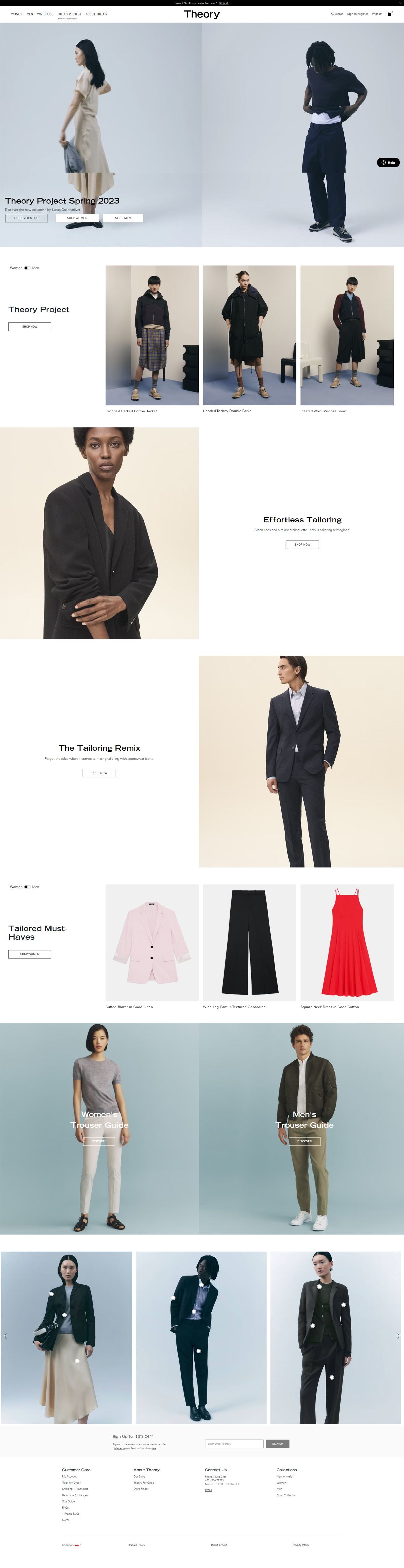 eCommerce website: Theory