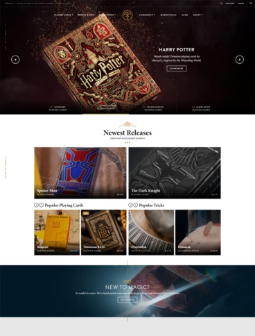 eCommerce website: Theory11