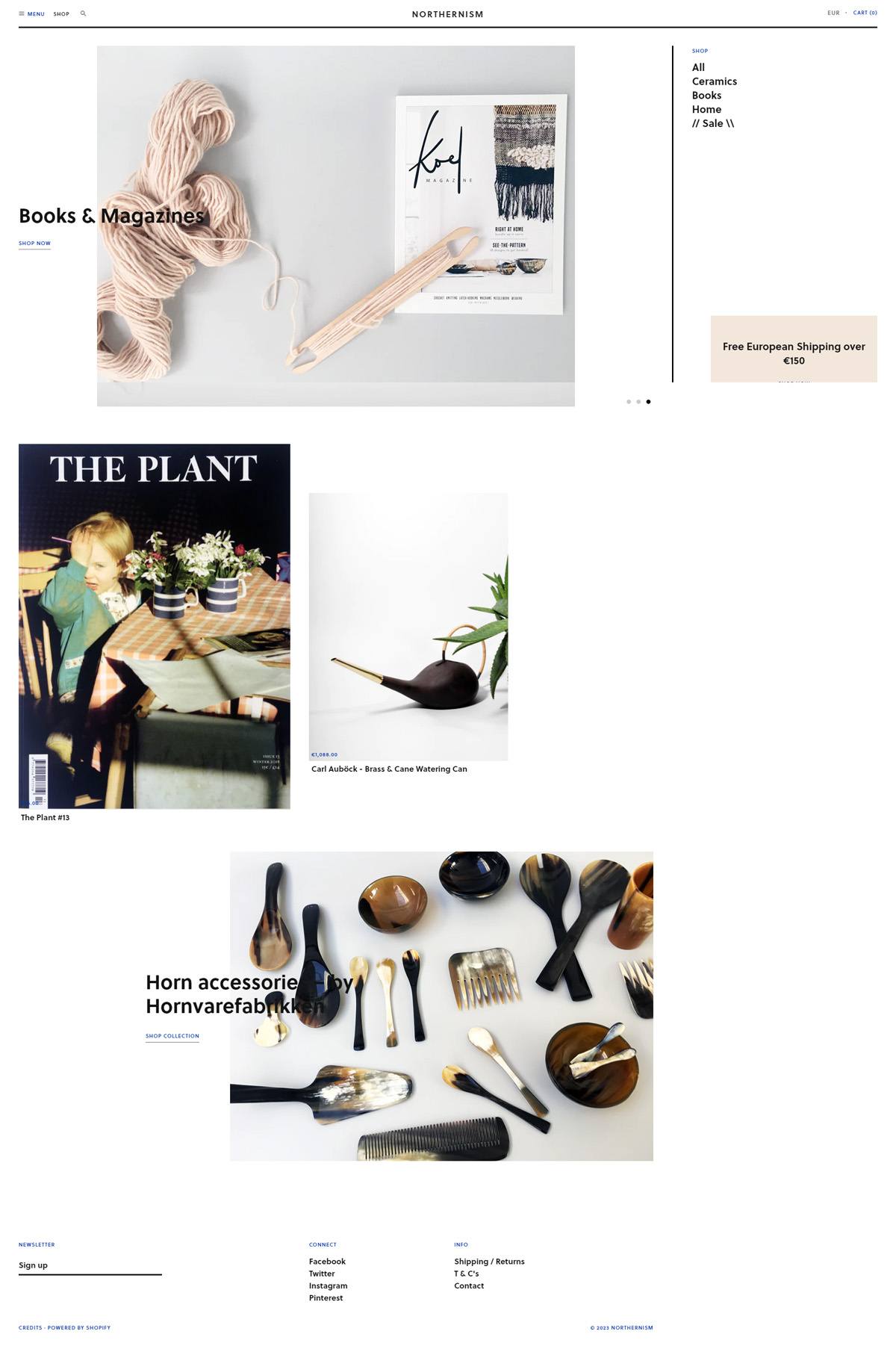 eCommerce website: Northernism