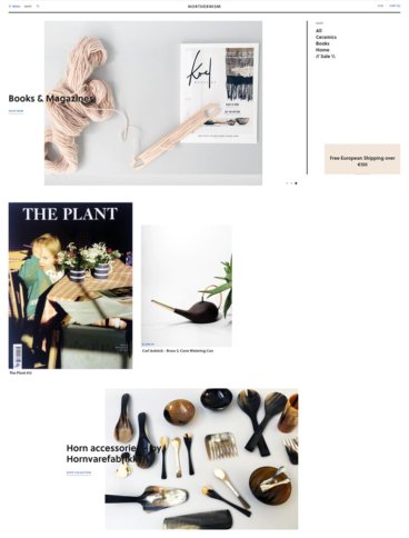 eCommerce website: Northernism