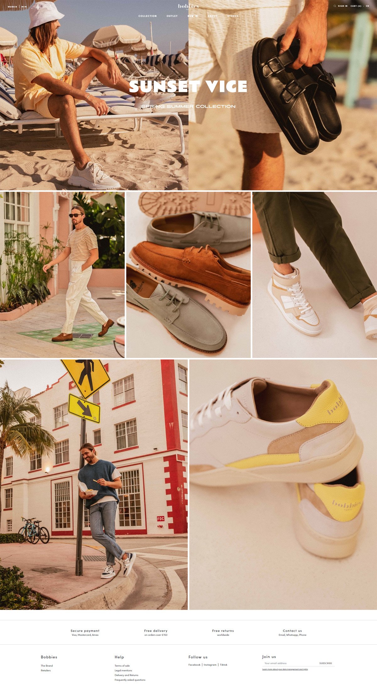 eCommerce website: Bobbies