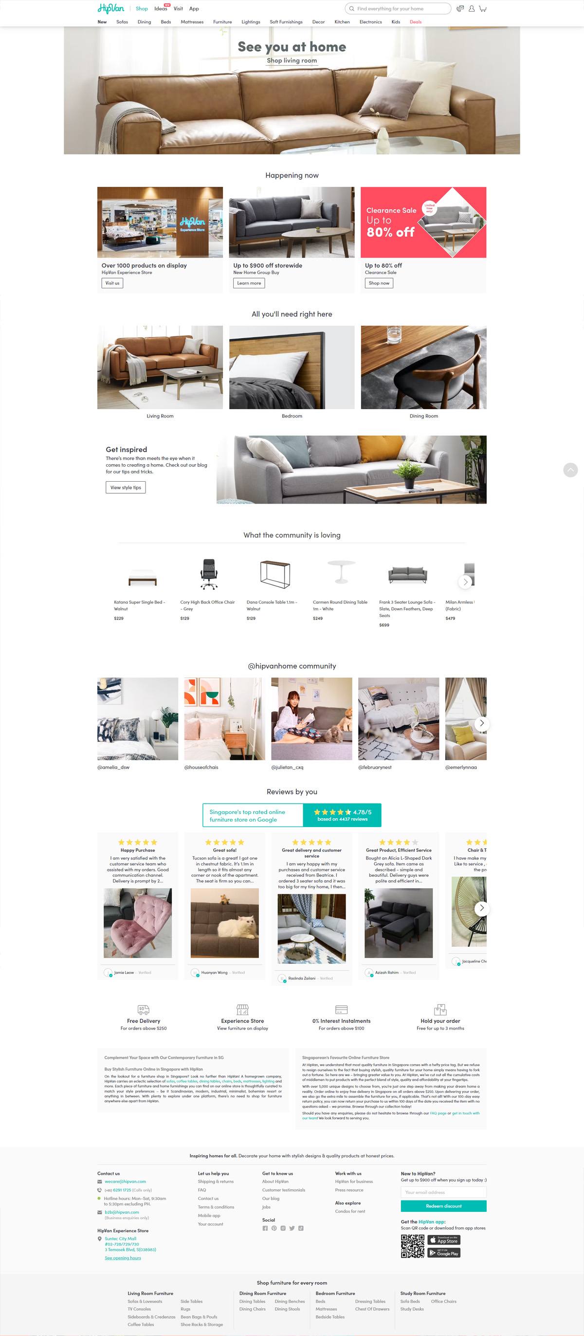 eCommerce website: HipVan