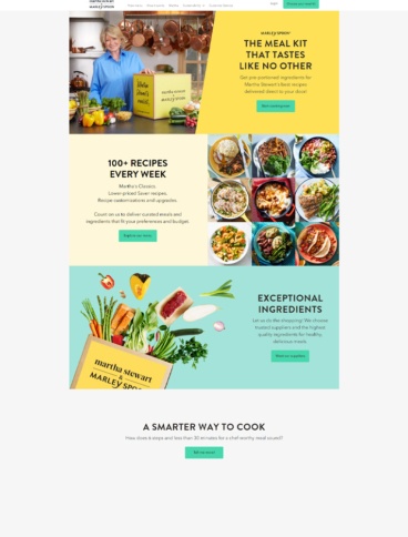 eCommerce website: Marley Spoon