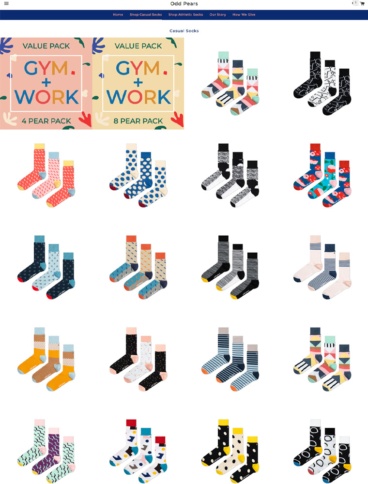 eCommerce website: Odd Pears