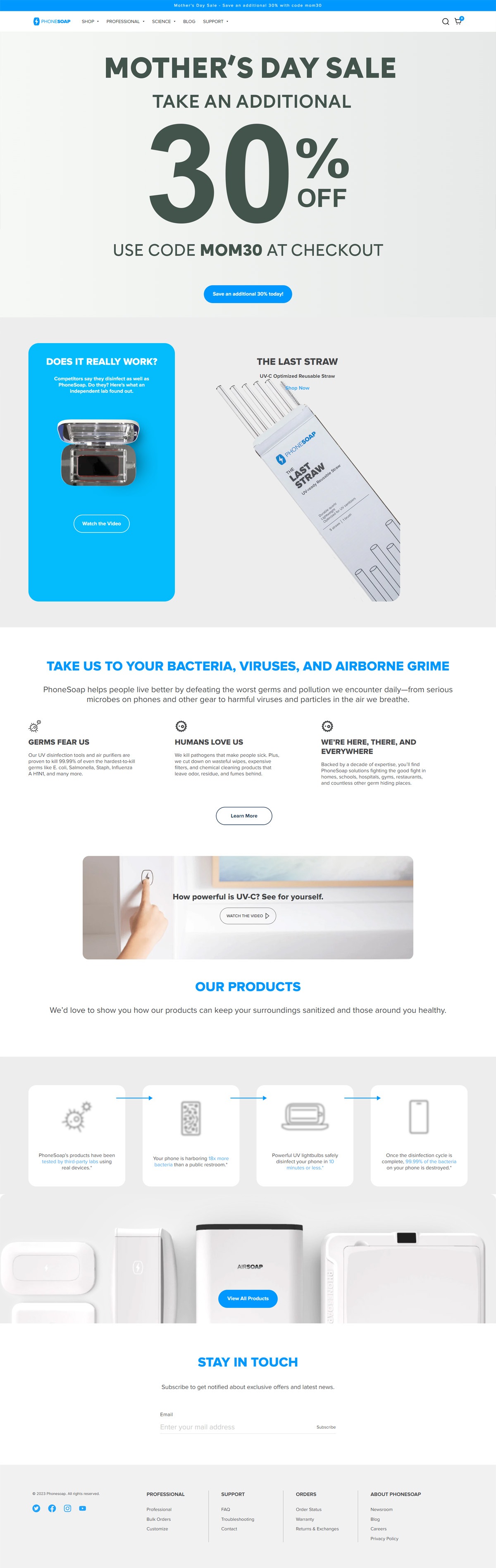 eCommerce website: Phone Soap