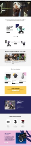 eCommerce website: Bugaboo
