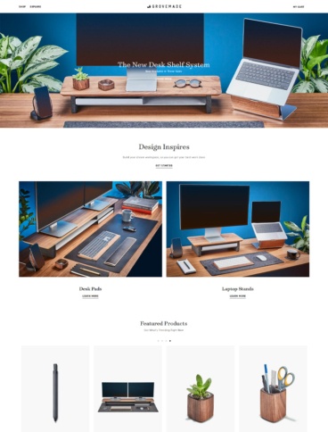 eCommerce website: Grovemade