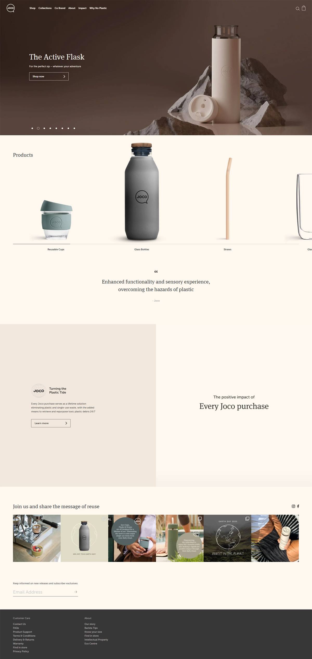 eCommerce website: JOCO