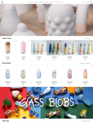 eCommerce website: Studio Arhoj Shop