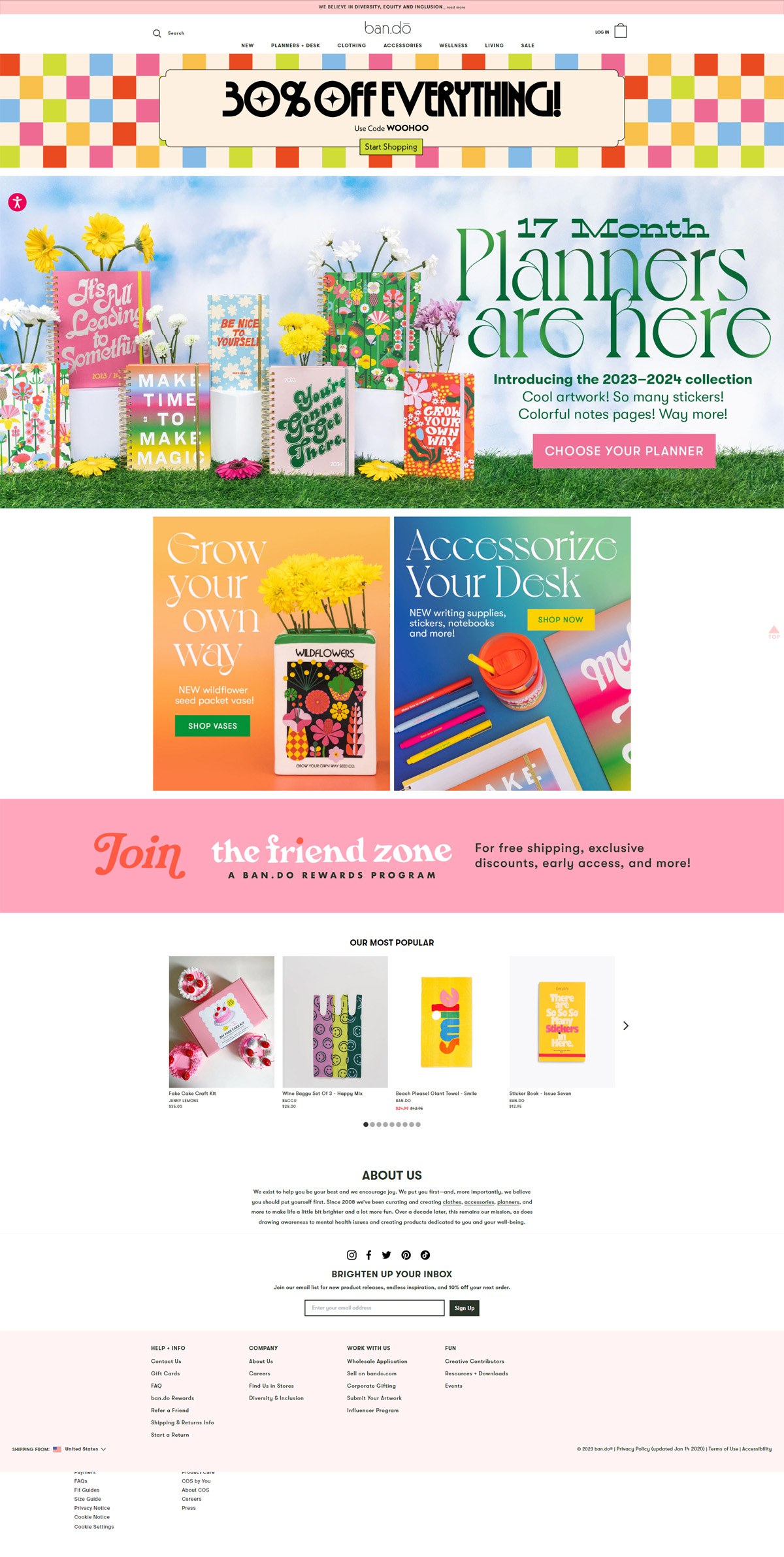 eCommerce website: ban.do