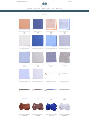 eCommerce website: Howard Yount