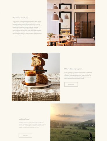 eCommerce website: Mast Brothers