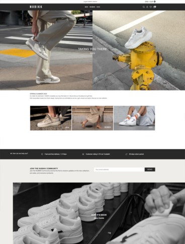 eCommerce website: Nubikk