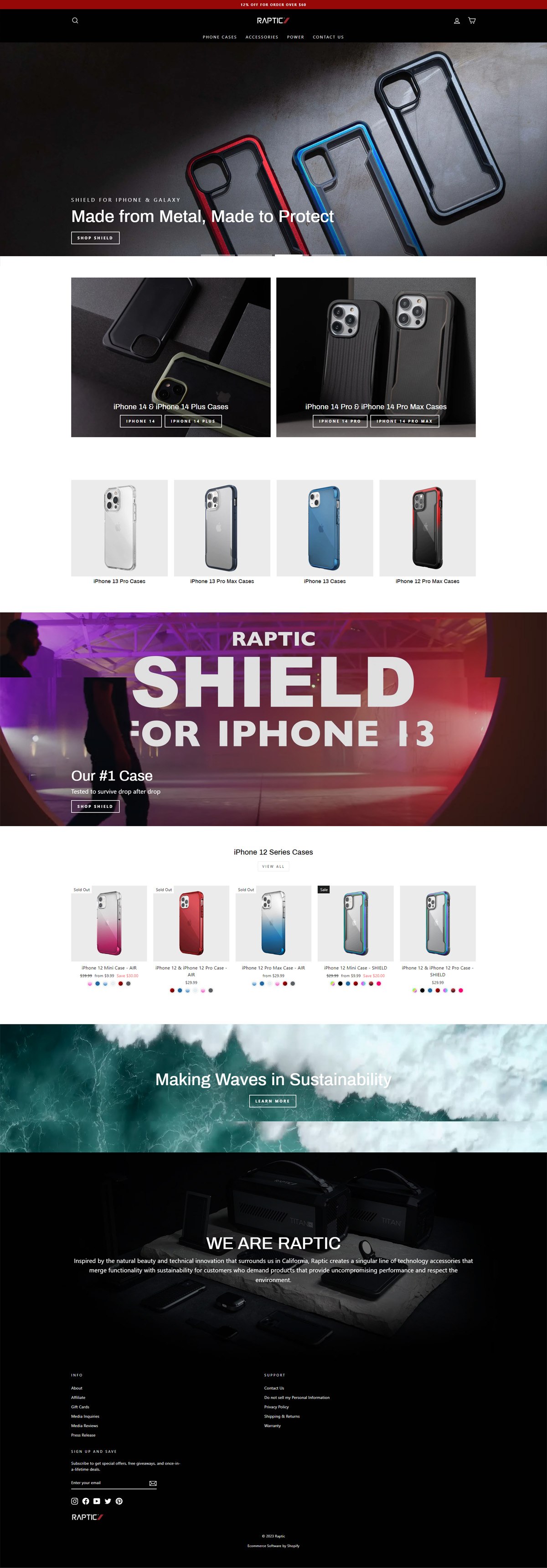 eCommerce website: X-Doria