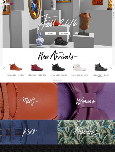 eCommerce website: Buscemi