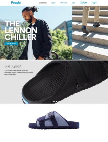 eCommerce website: People Footwear