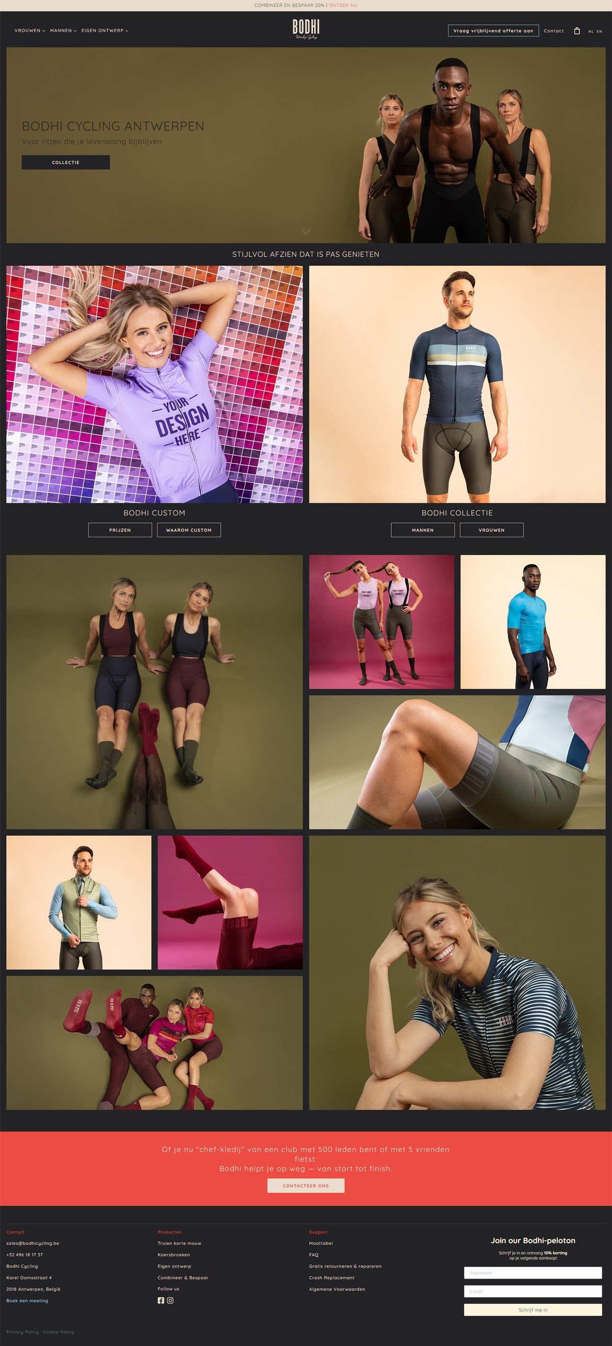 eCommerce website: Bodhi