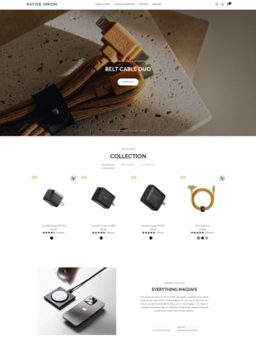 eCommerce website: Native Union