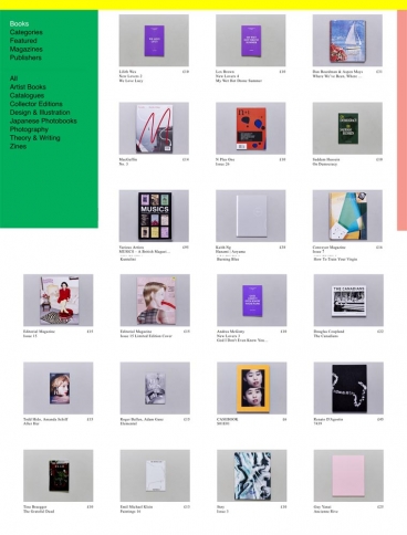 eCommerce website: Antenne Books