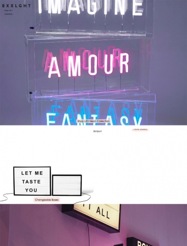 eCommerce website: Bxxlght