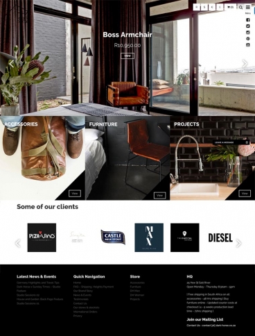 eCommerce website: Dark Horse