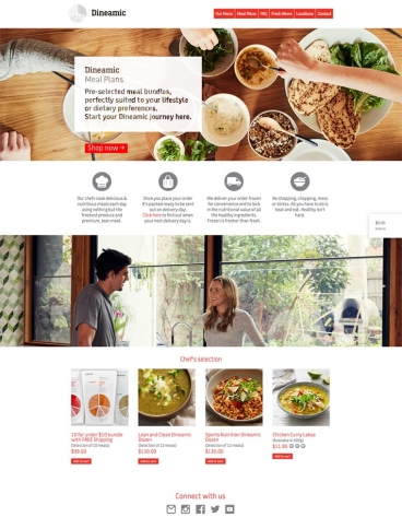 eCommerce website: Dineamic