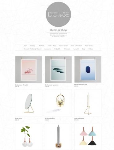 eCommerce website: Dowse