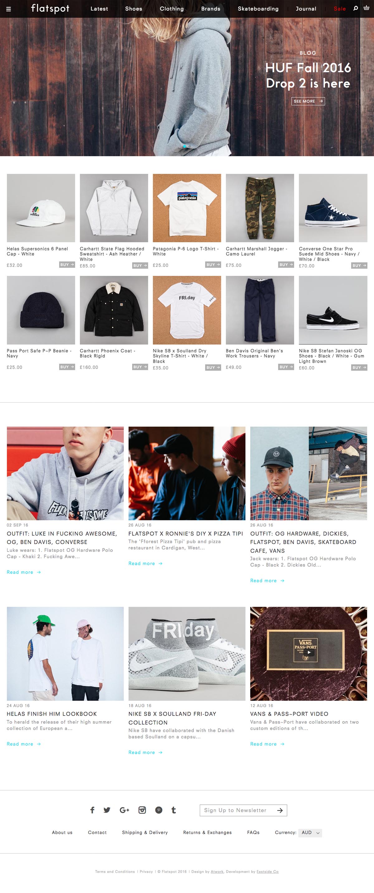 eCommerce website: Flat Spot