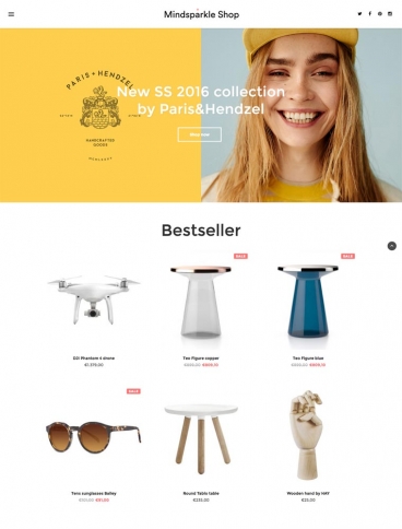 eCommerce website: MindSparkle Shop