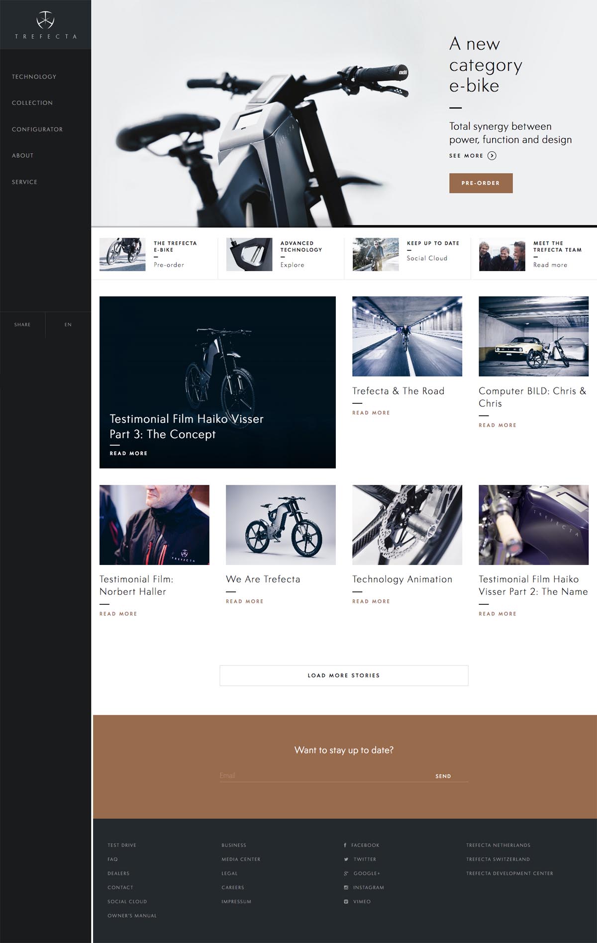eCommerce website: Trefecta Mobility