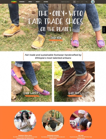 eCommerce website: soleRebels