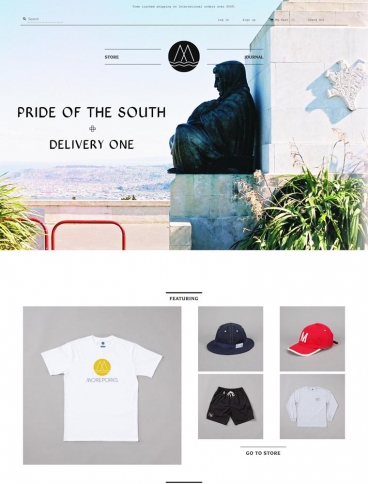 eCommerce website: Moreporks Brand