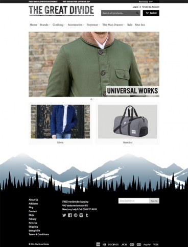 eCommerce website: The Great Divide