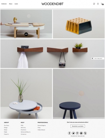 eCommerce website: Woodendot