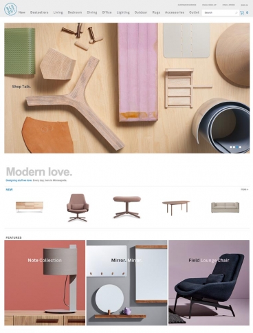 eCommerce website: Blu Dot