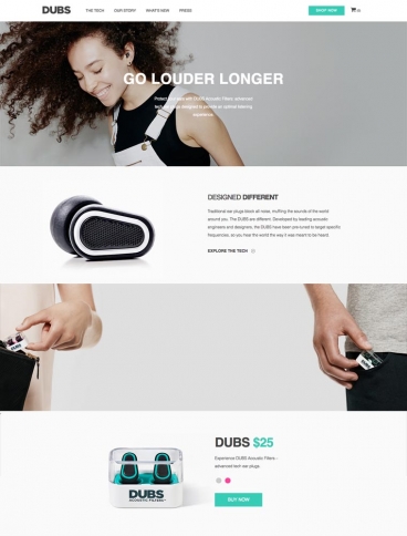 eCommerce website: DUBS