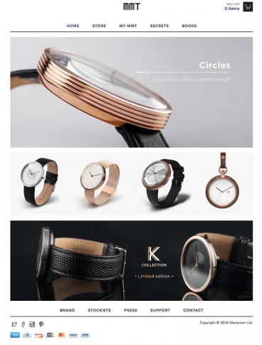 eCommerce website: MMT