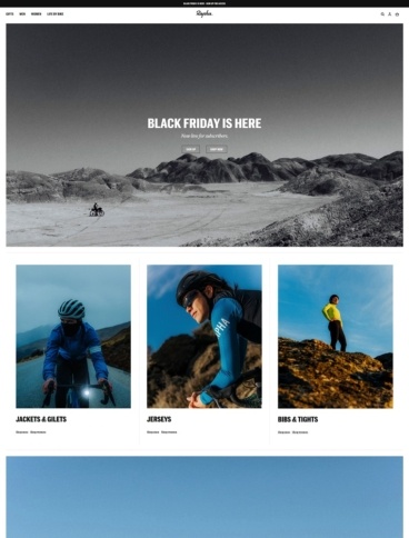 eCommerce website: Rapha