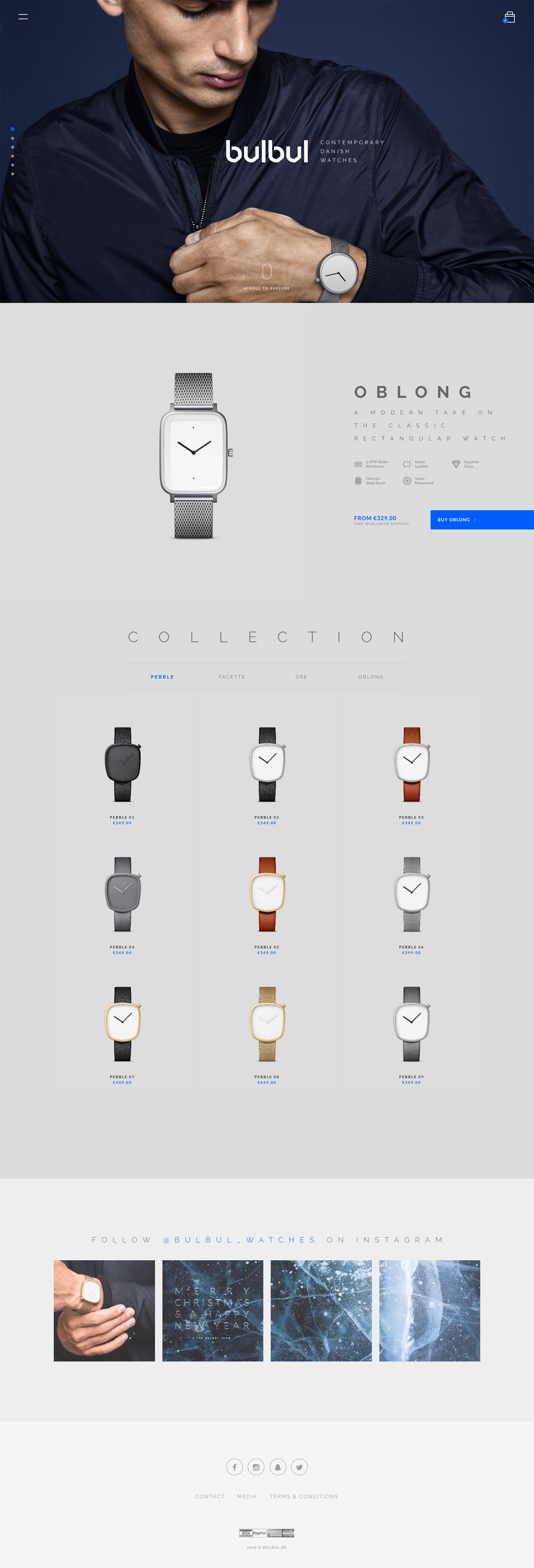 eCommerce website: Bulbul Watches