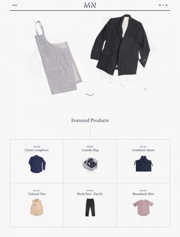 eCommerce website: MN Uniform