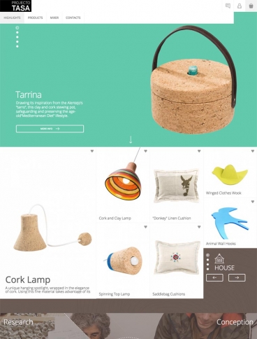 eCommerce website: Projecto TASA