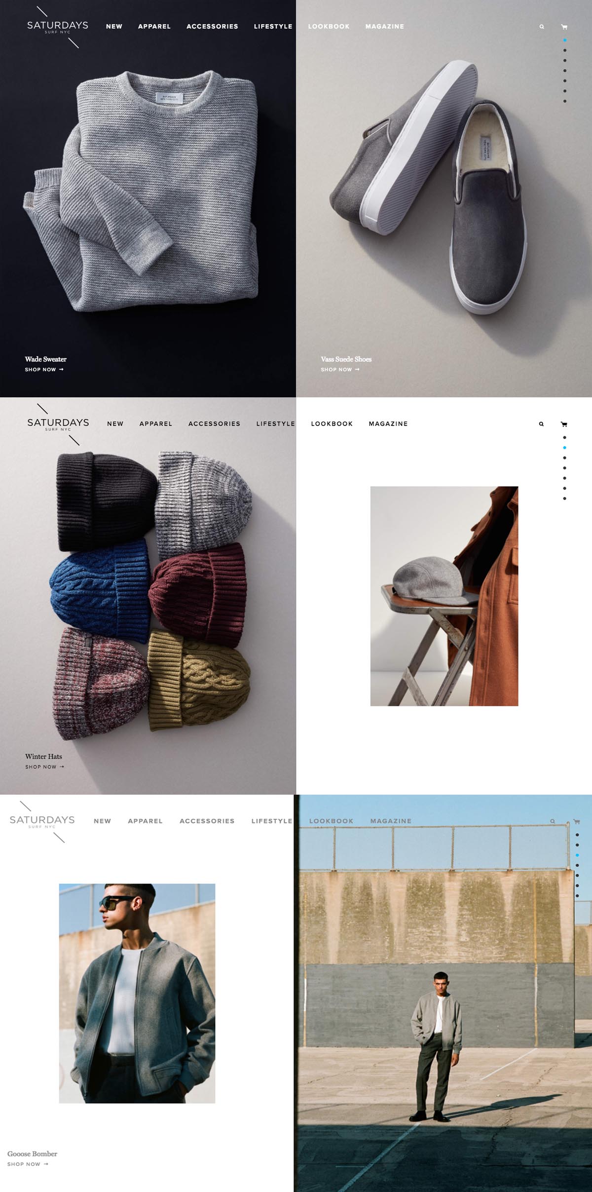 eCommerce website: Saturdays