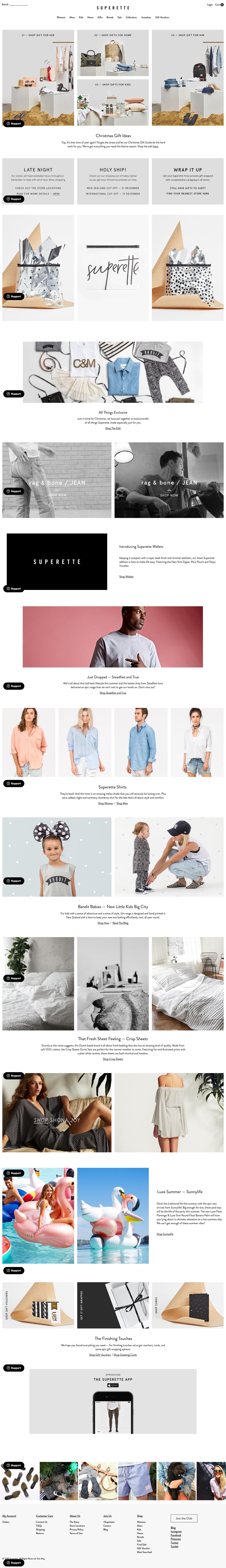 eCommerce website: Superette