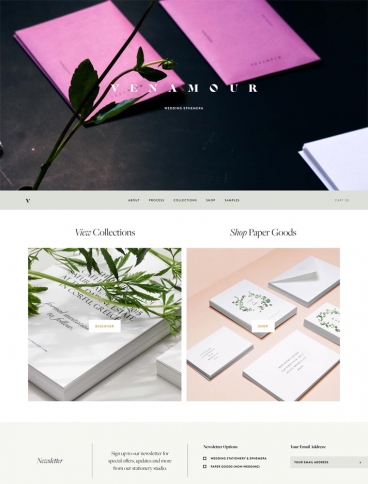 eCommerce website: Venamour