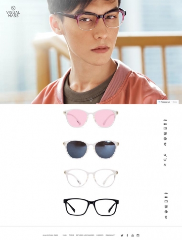 eCommerce website: Visual Mass
