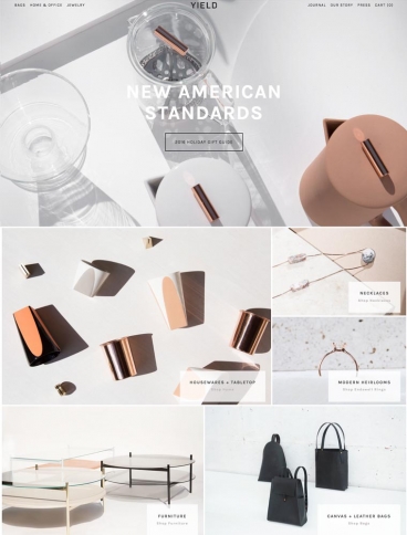 eCommerce website: Yield USA