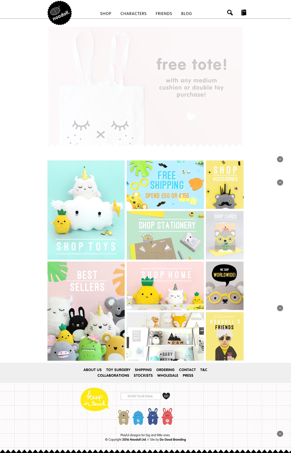eCommerce website: noodoll