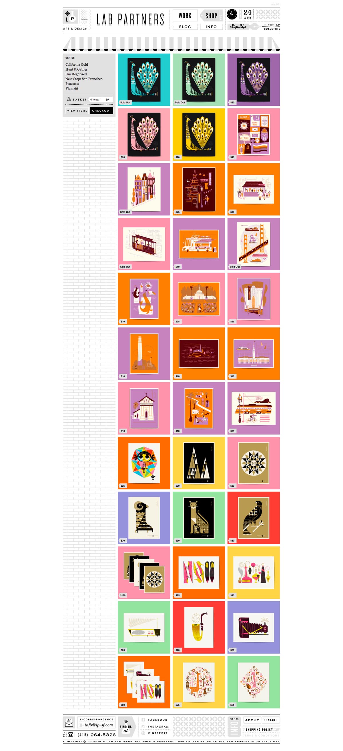 eCommerce website: Lab Partners